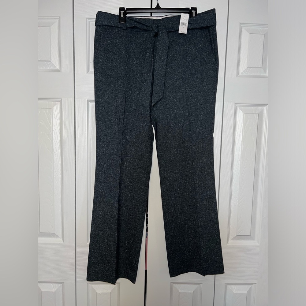 NWT 🏷️ LOFT Marisa Trouser Pant - Navy (12)